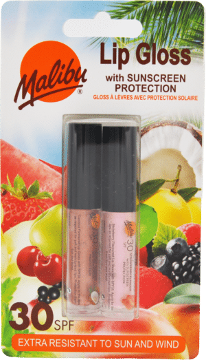 Lip Gloss Twin Strawberry & Coconut
