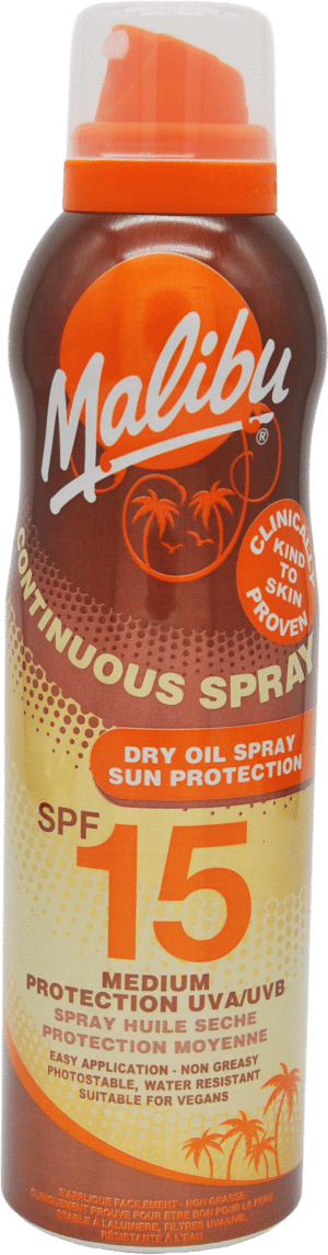 SPF15 Continuous Dry Oil Spray