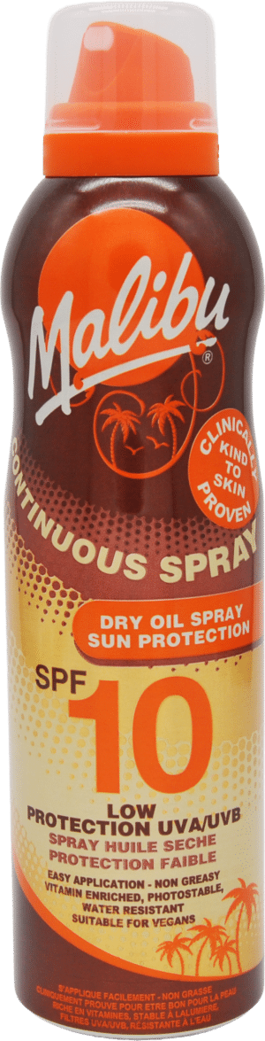 SPF10 Continuous Dry Oil Spray