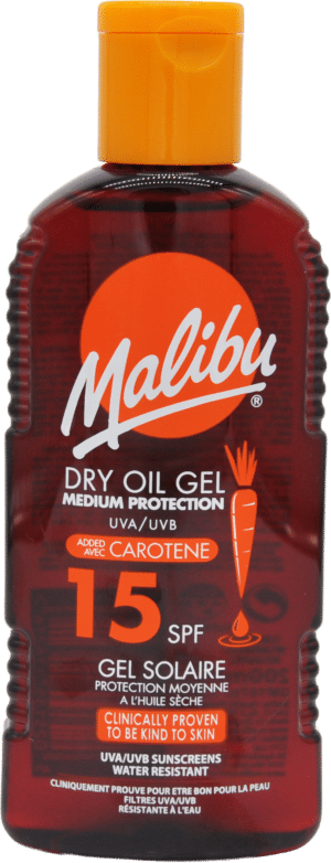 SPF15 Dry Oil Gel with Carotene