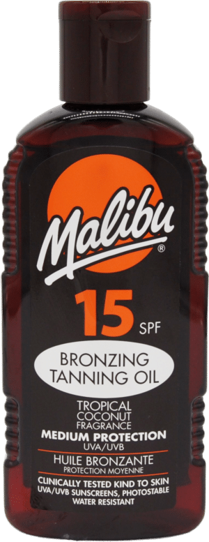 SPF15 Bronzing Tanning Oil