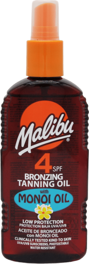 SPF4 Bronzing Tanning Oil with Monoi