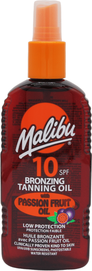 SPF10 Bronzing Tanning Oil with Passionfruit