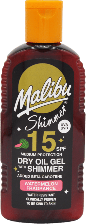 SPF15 Dry Oil Gel with Shimmer & Watermelon